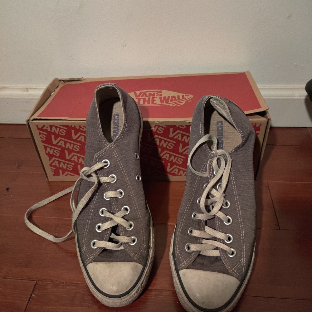 Grey  Converse